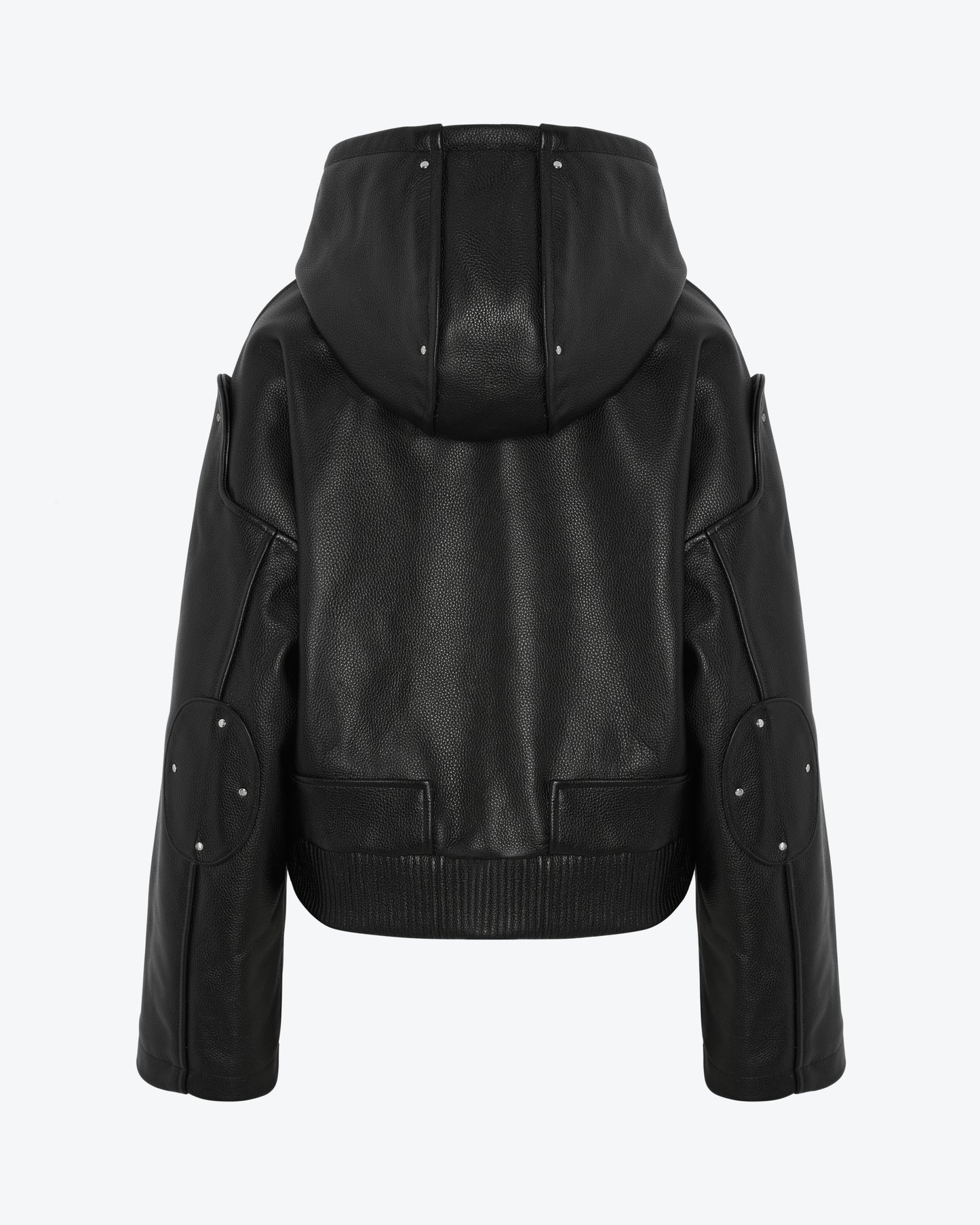 LEATHER BOMBER JACKET