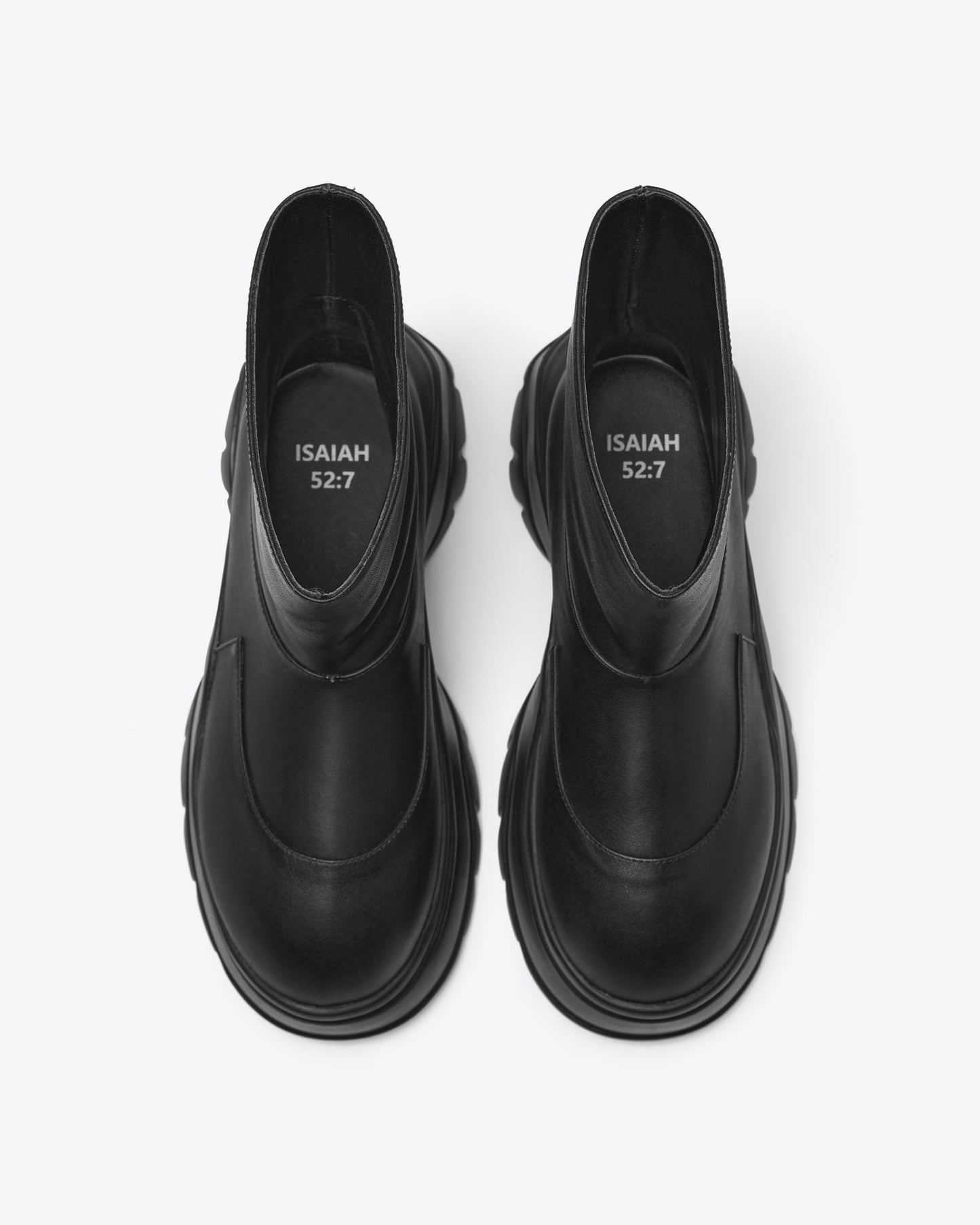 CHUNKY LEATHER BOOTS